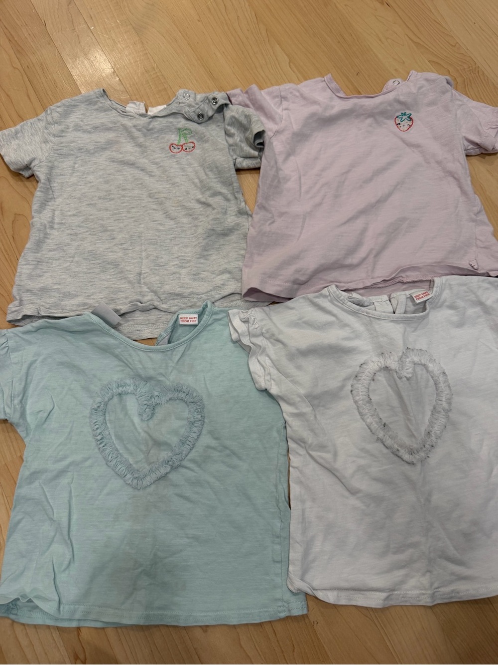 Zara Baby Light Blue Short Sleeve Tee - Mint Accent